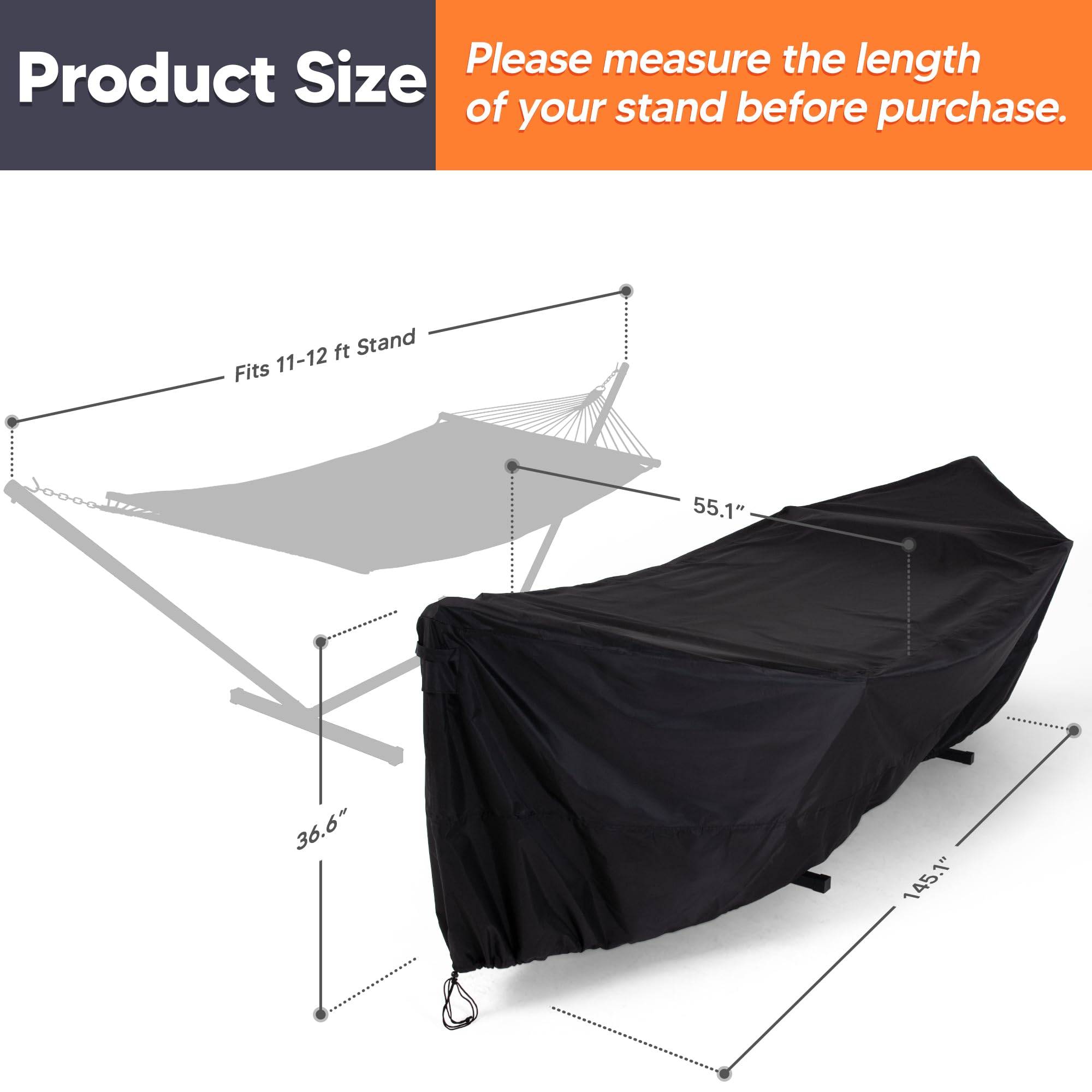 SUNCREAT folded cover compact for easy storage and transport