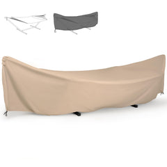 SUNCREAT front view of full hammock cover showing protective fit