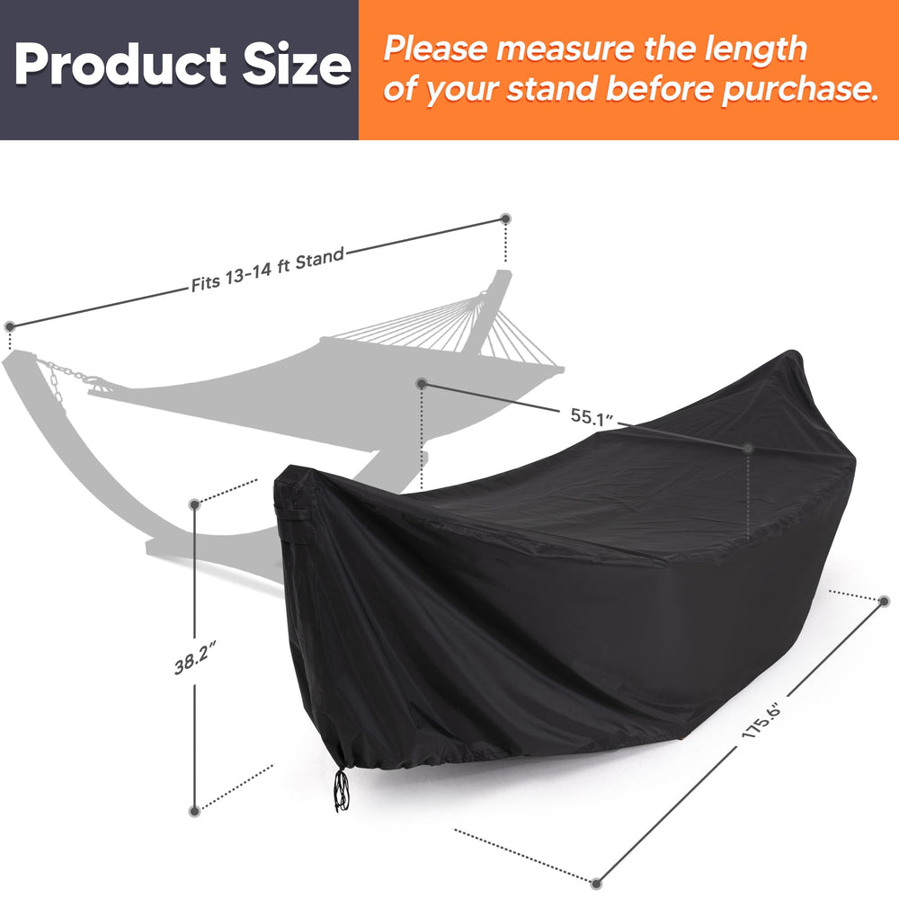 SUNCREAT beside tape measure showing 175.6 inches length and proper sizing