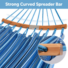 SUNCREAT handwoven suspension ropes triangle pattern showing reinforced strength