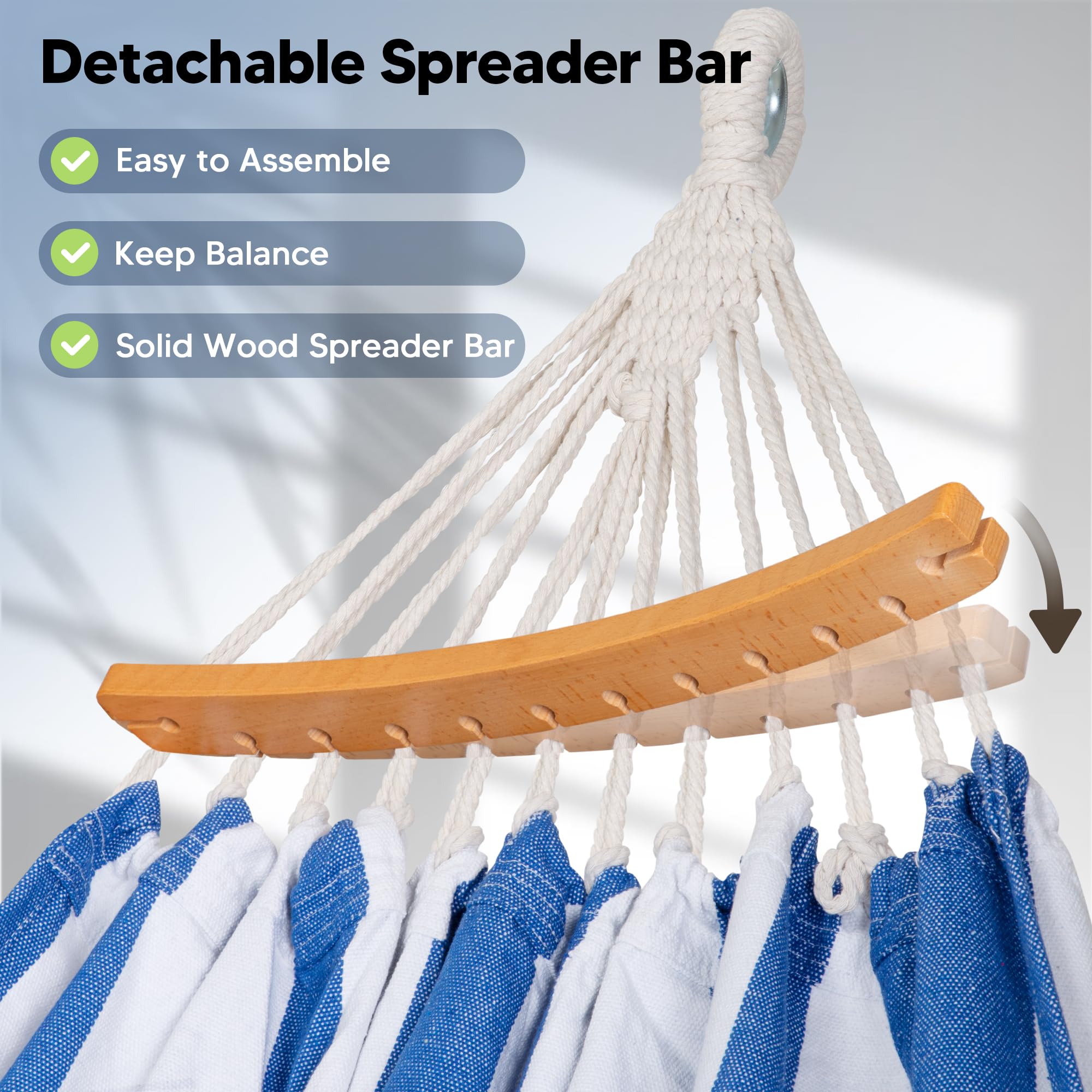 SUNCREAT hammock in use by two people illustrating comfortable spacious design