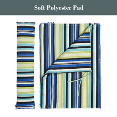 SUNCREAT close-up of quilted polyester texture highlighting soft poly-fiber filling benefit