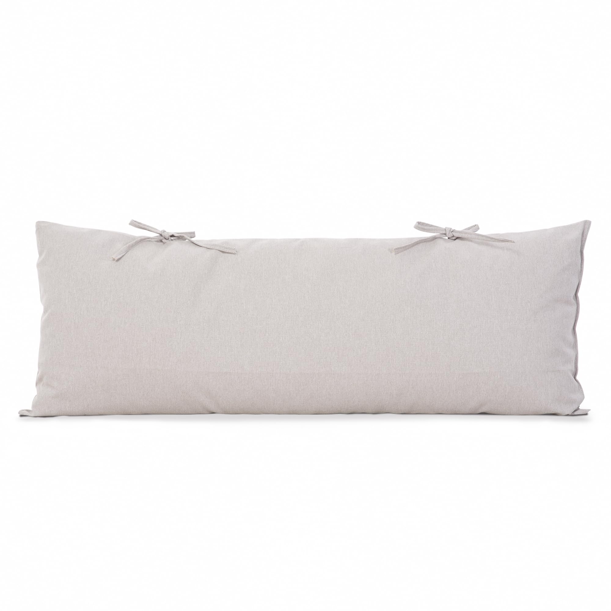 SUNCREAT front view of coffee hammock pillow showing shape and color benefit comfort