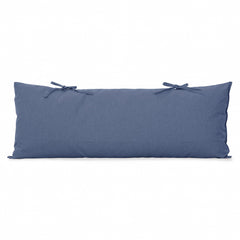 SUNCREAT front view of navy extra-large hammock pillow showing full length and shape