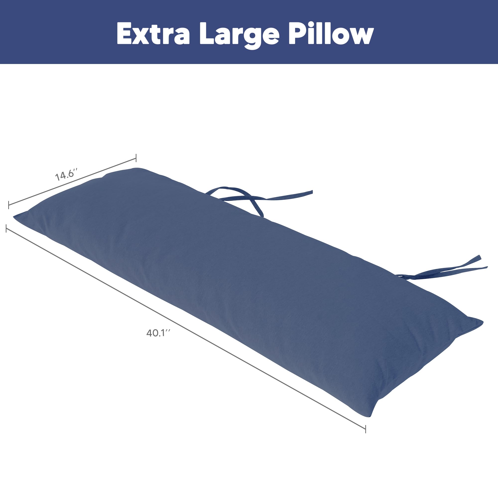 SUNCREAT pillow placed in hammock demonstrating added comfort while lounging