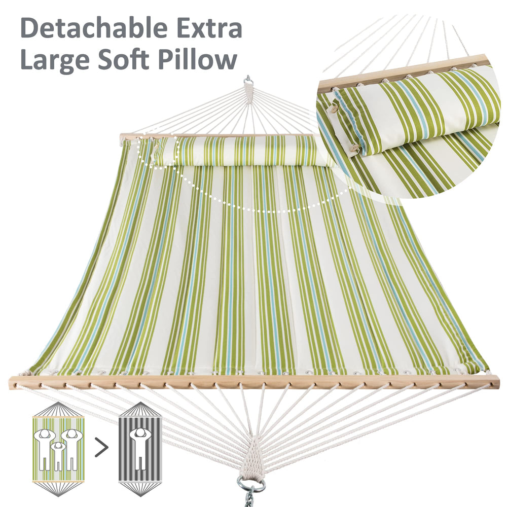 SUNCREAT hand-woven thicker ropes and steel ring for secure hang