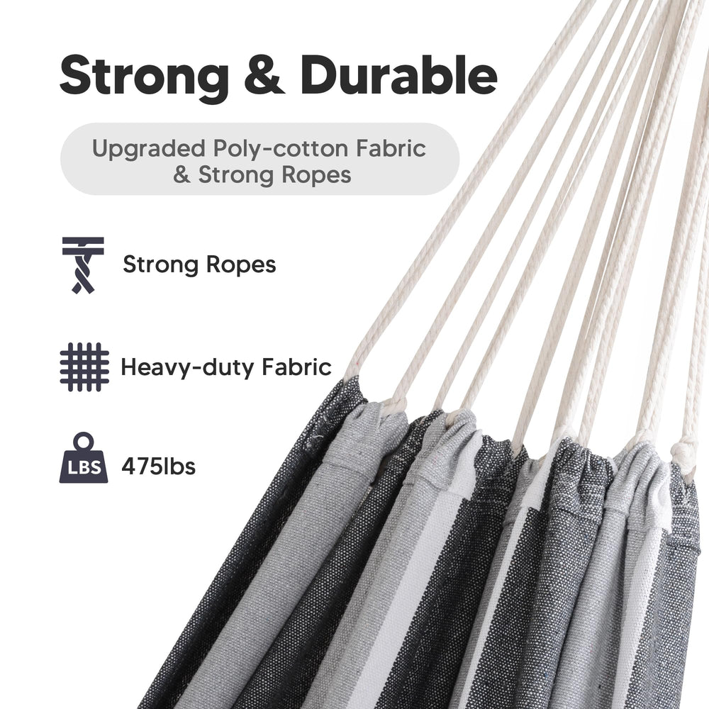 SUNCREAT braided ropes with metal thimble detail, reinforced long-lasting connections