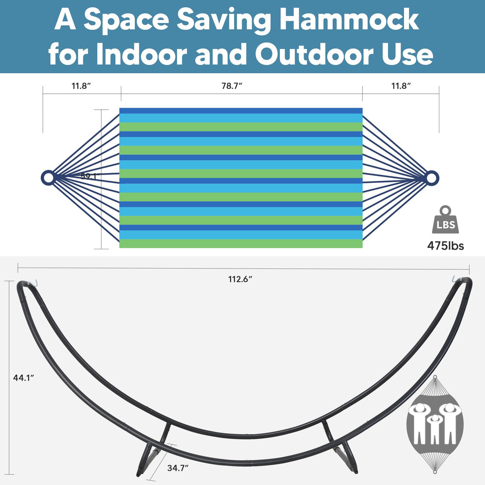 SUNCREAT stand detail showing widened steel tubing and non-slip protectors