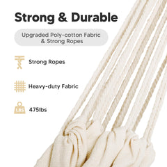 SUNCREAT braided ropes and metal thimble detail showing secure attachment benefit
