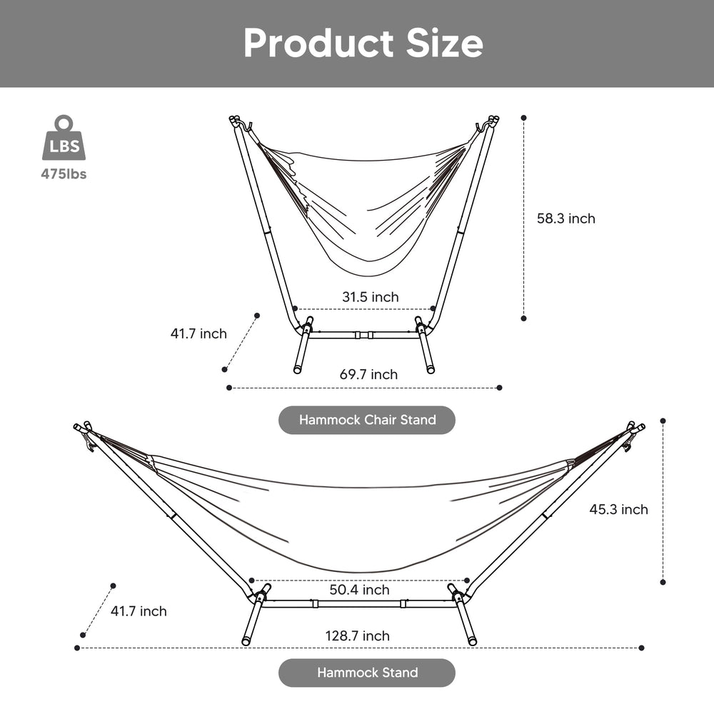 SUNCREAT size comparison with person to show large bed and chair dimensions and scale
