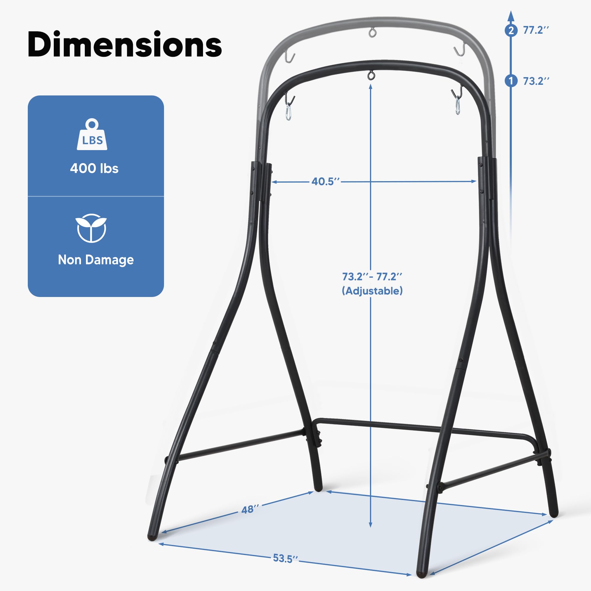 SUNCREAT stand disassembled compact storage for easy transport benefit