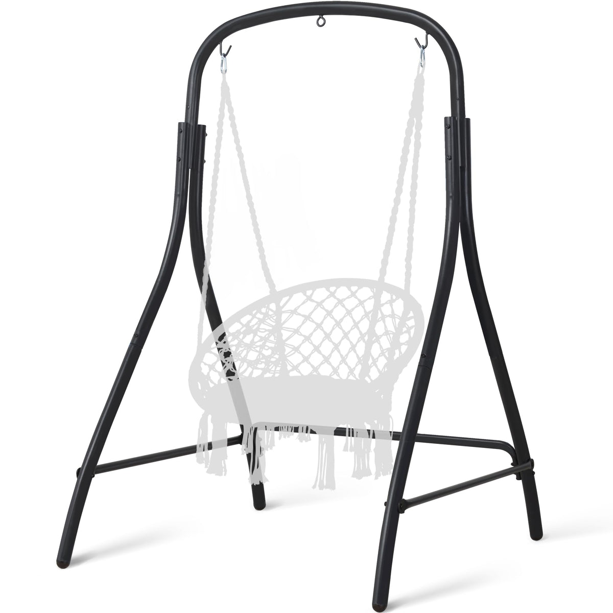 SUNCREAT stand front view showing sturdy frame and stability benefits