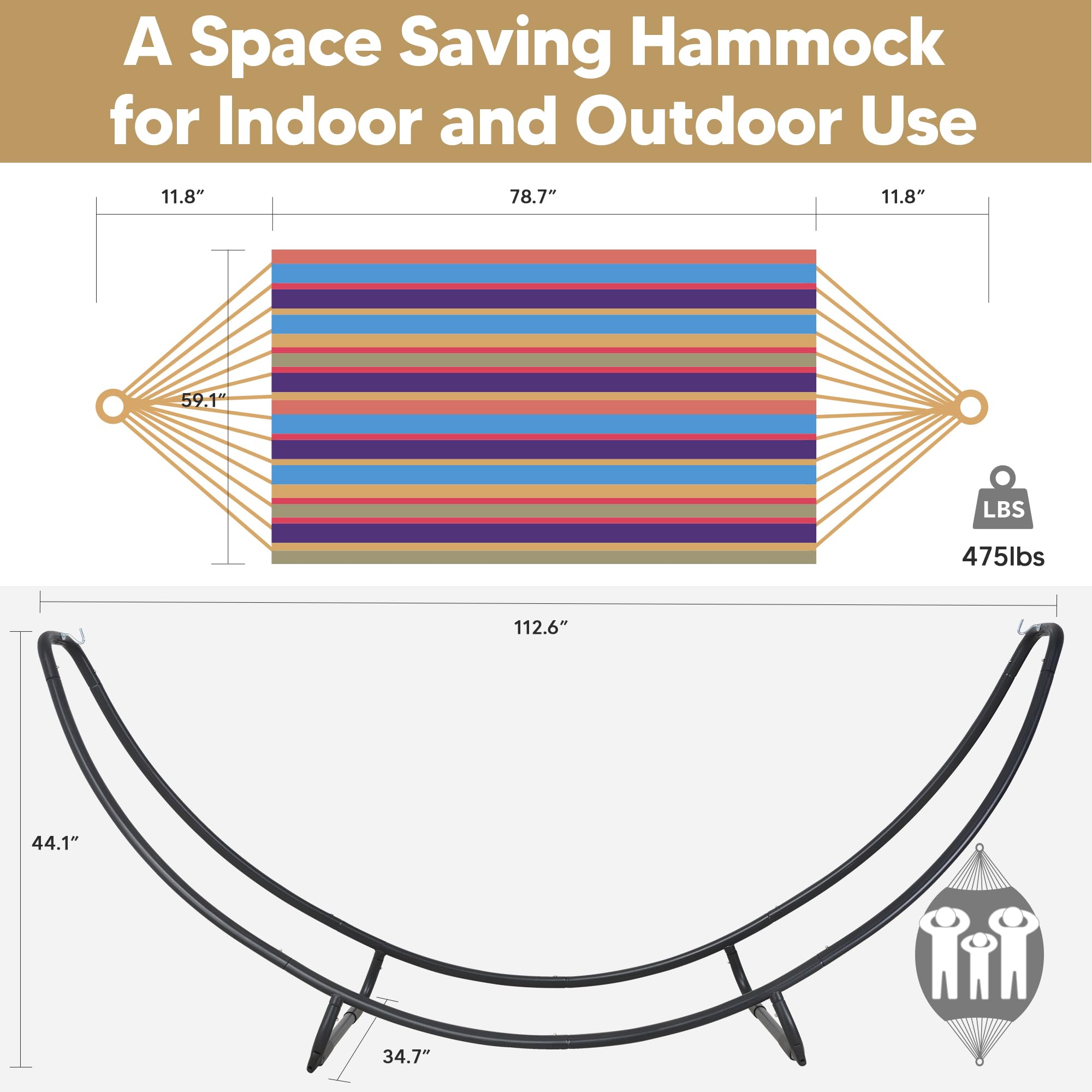 SUNCREAT metal stand joint and non-slip foot protector, demonstrates solid support