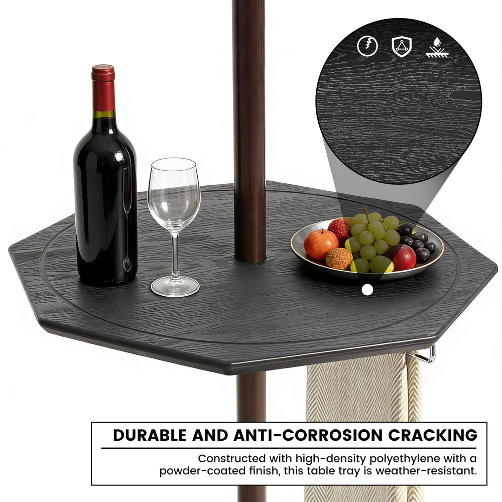Sundale Outdoor high-density plastic texture and chip-resistant edge close-up
