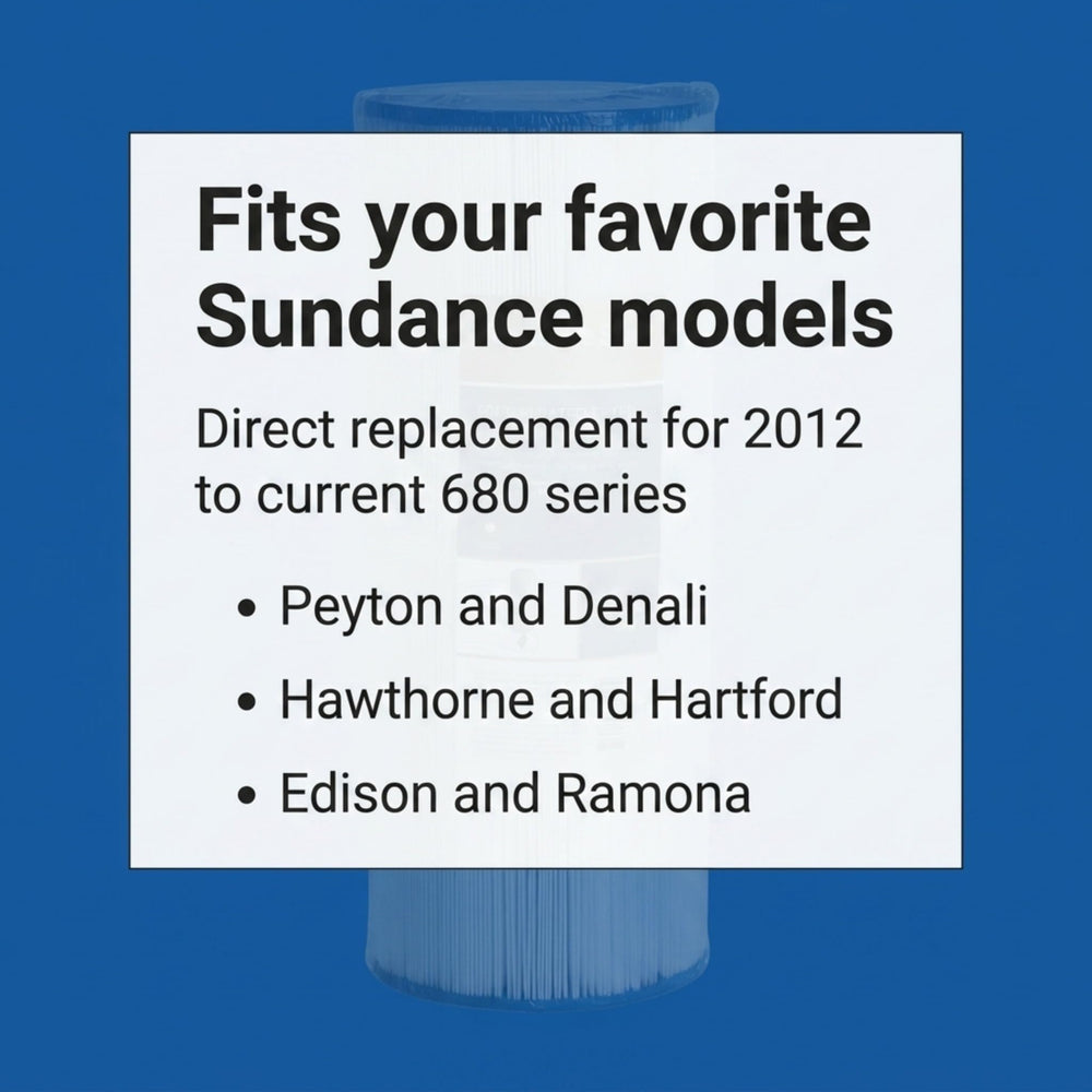 Sundance filter label and packaging showing part 373045S for confident purchase