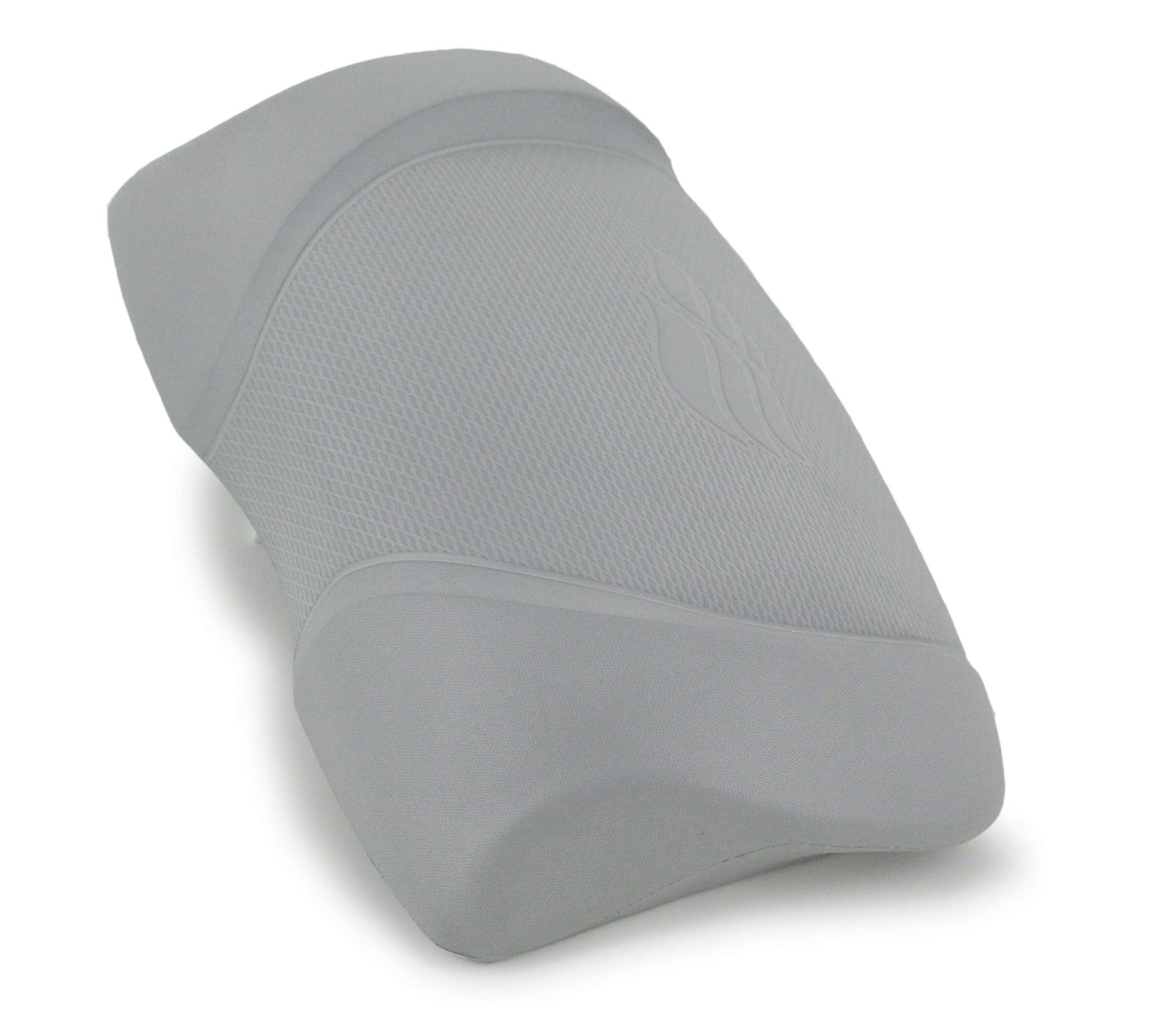 Sundance pillow snapped in spa seat demonstrating quick tool-free installation