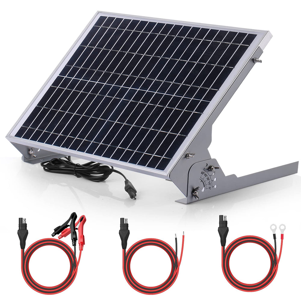 SUNER POWER front view of 20W panel showing overall compact design and durable frame benefit