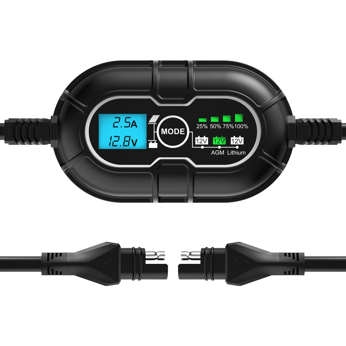 SUNER POWER front panel LCD showing real-time status and quick verification