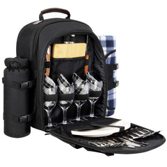 Sunflora backpack front view showing organized compartments and durable fabric for easy transport