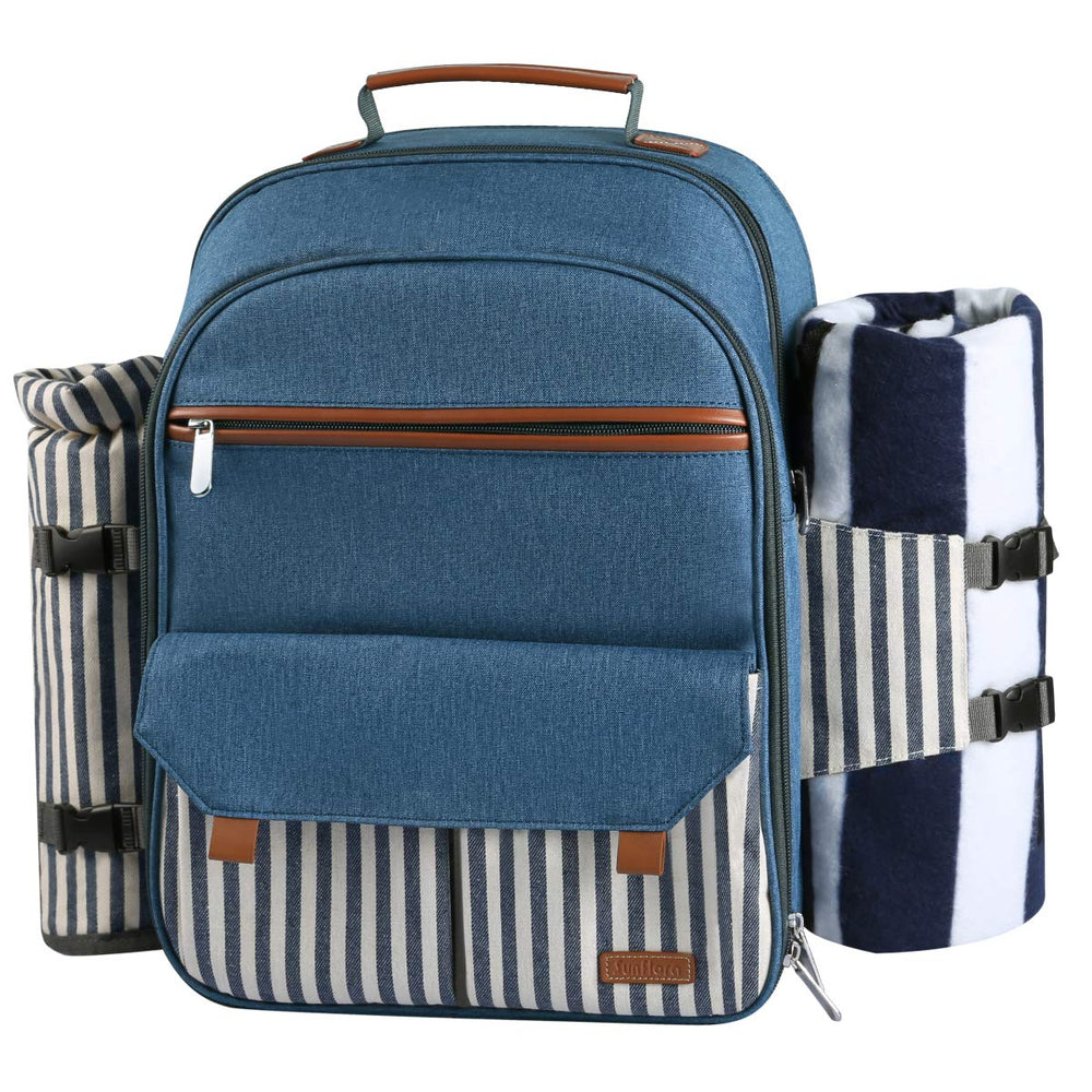 Sunflora front view showing neat packing and stylish blue stripe, convenient carry