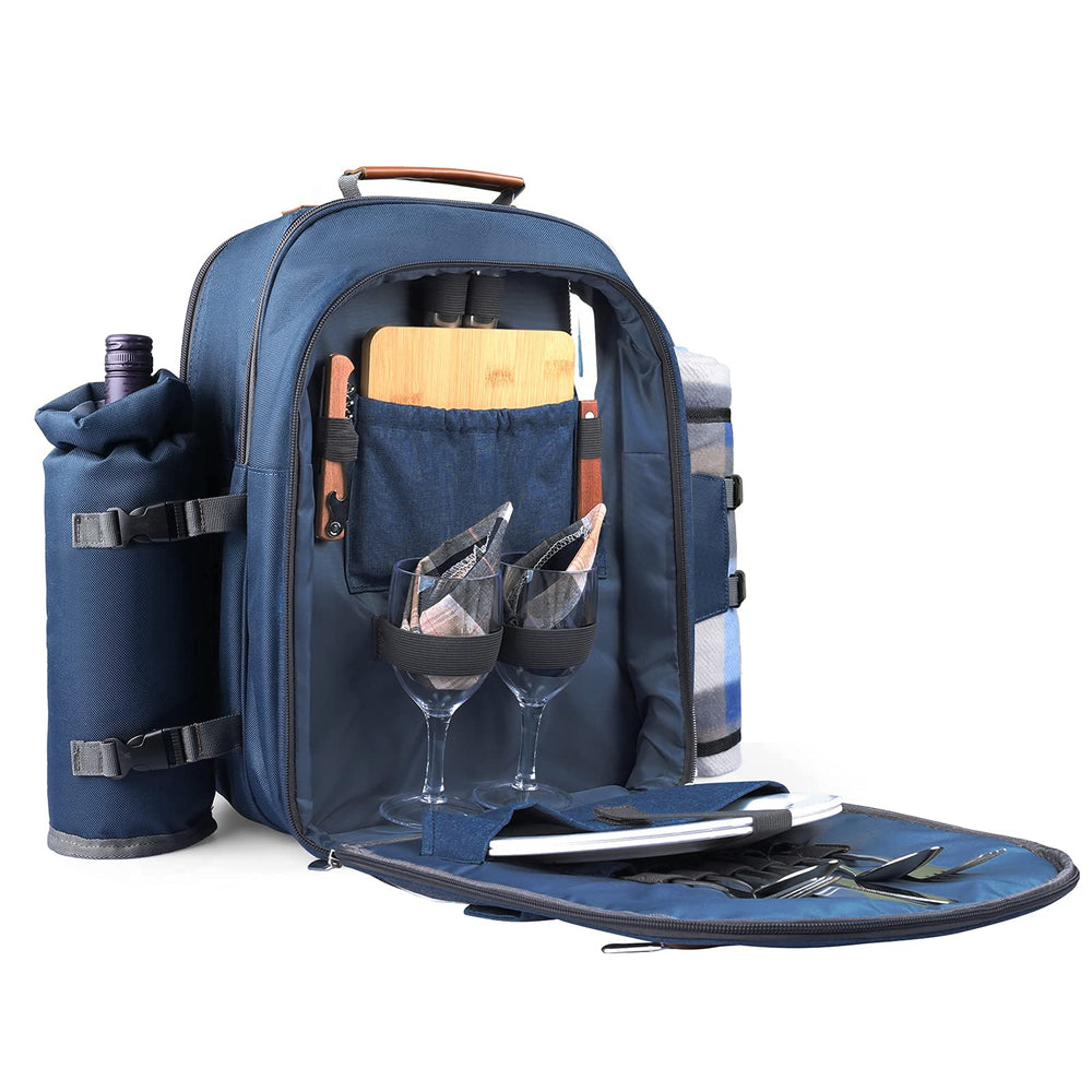 Sunflora insulated compartment open with waterproof lining keeping food fresh and dry