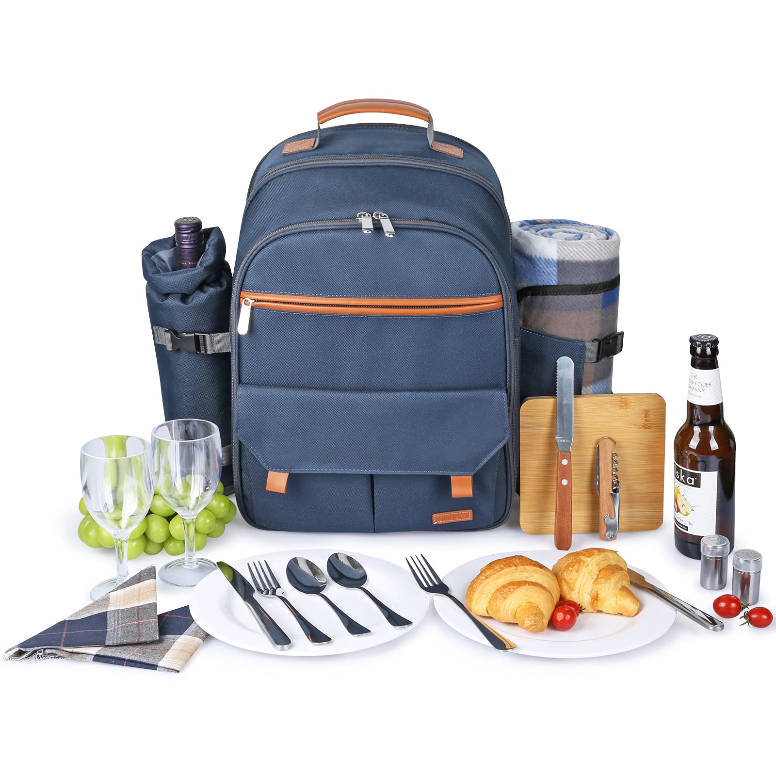 Sunflora lifestyle park picnic setup showing full kit ready for a relaxed two-person meal