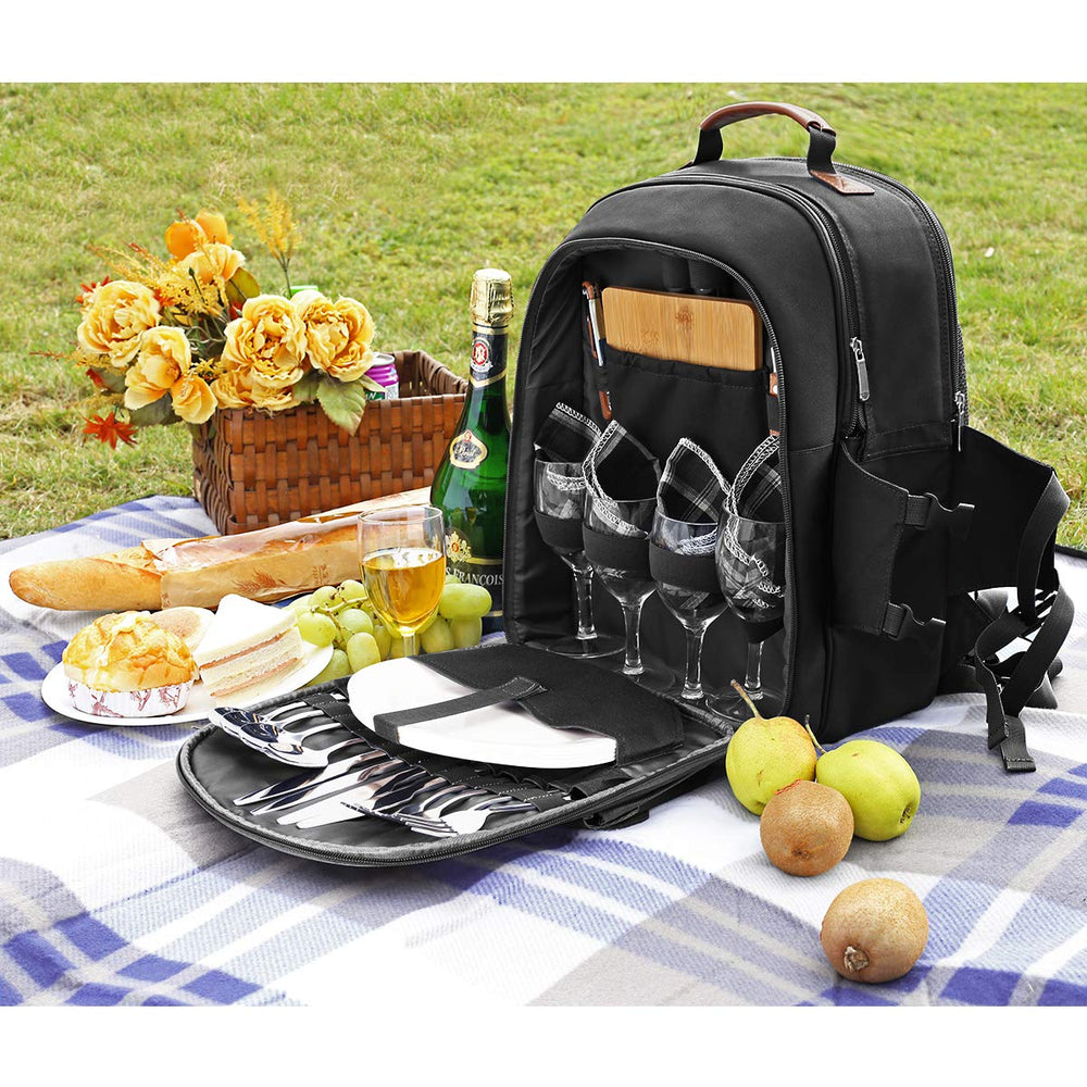 Sunflora backpack on grass lifestyle scene conveying family-friendly convenience outdoors