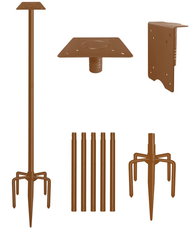 Sungaryard assembled pole in yard showing stable support and weather resistance