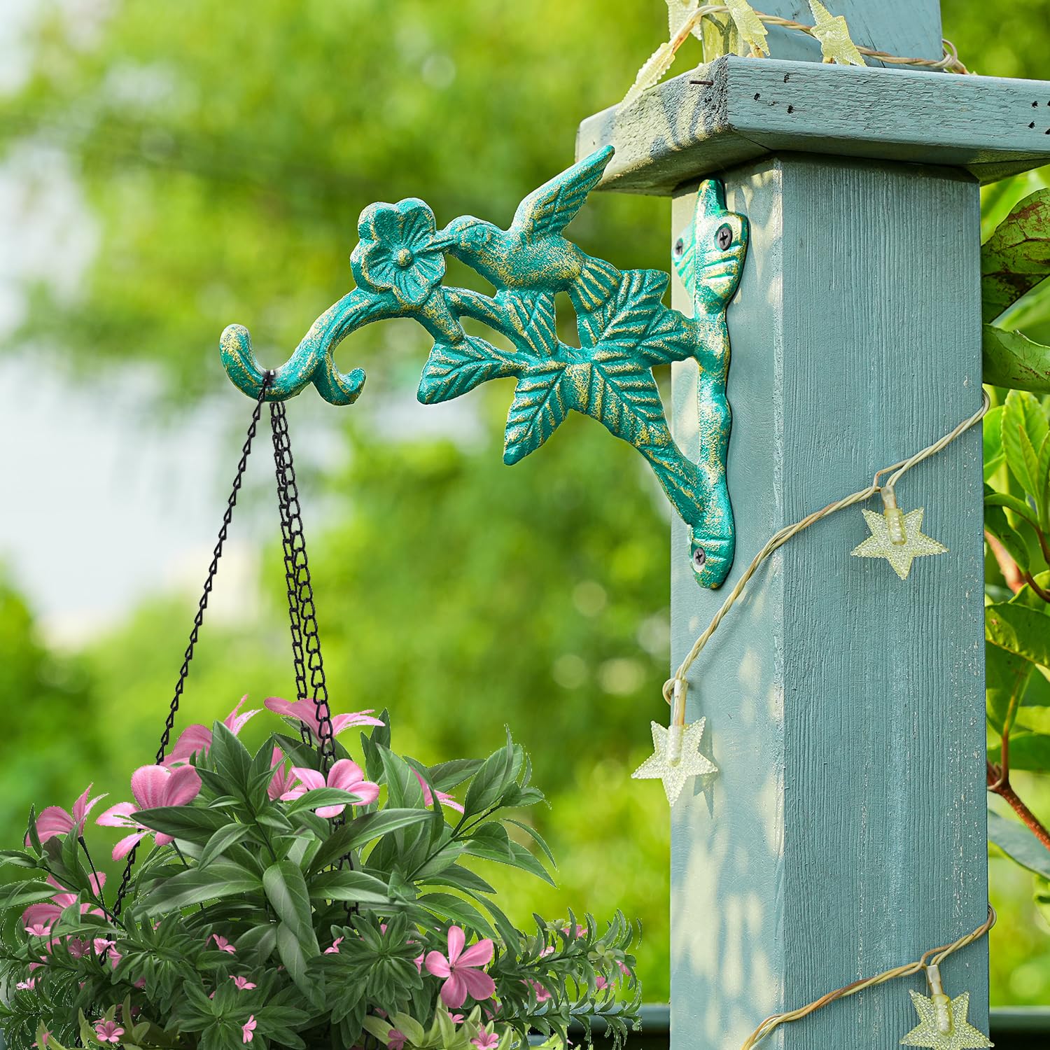 Sungmor bracket side profile illustrating arm length and sturdy cast-iron construction