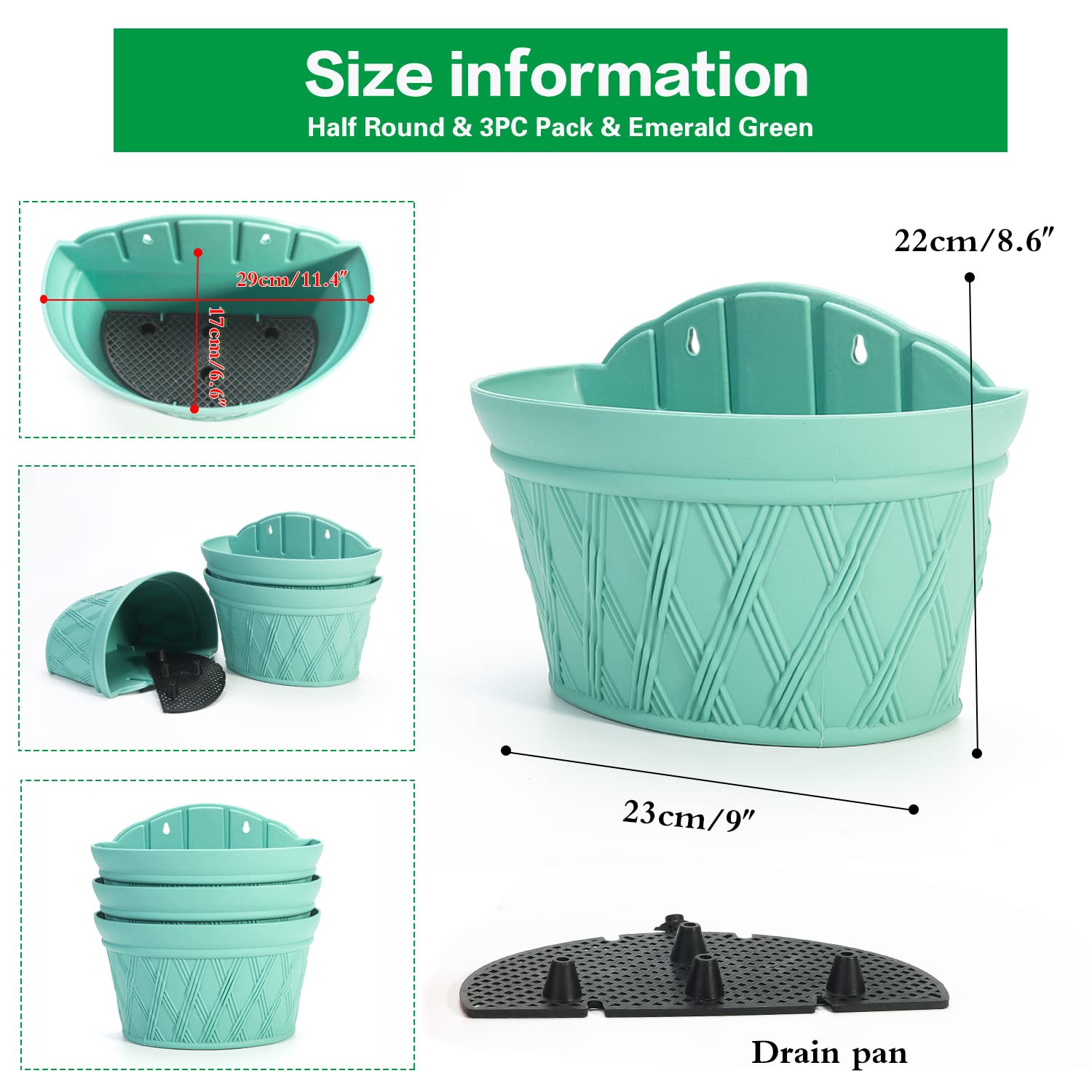 Sungmor planter filled with colorful flowers showing attractive planted display