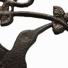Sungmor hummingbird mounted on porch rail providing attractive hanging point
