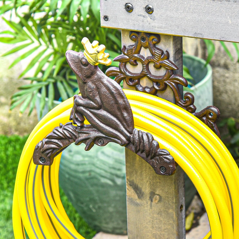 Sungmor installed on patio illustrating tidy, decorative garden storage