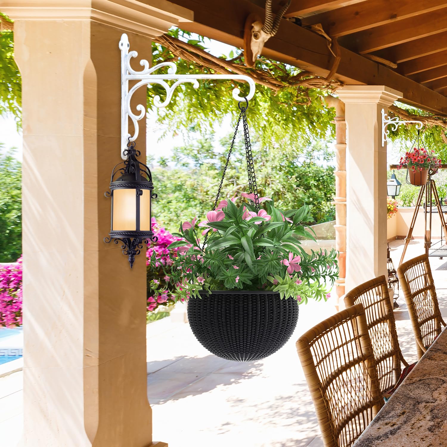 Sungmor pair in outdoor patio setting showing coordinated styling for garden spaces benefit