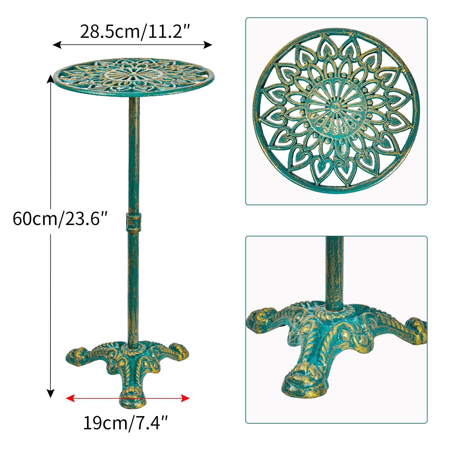 Sungmor side profile with a measuring scale showing approximately 24 inches tall