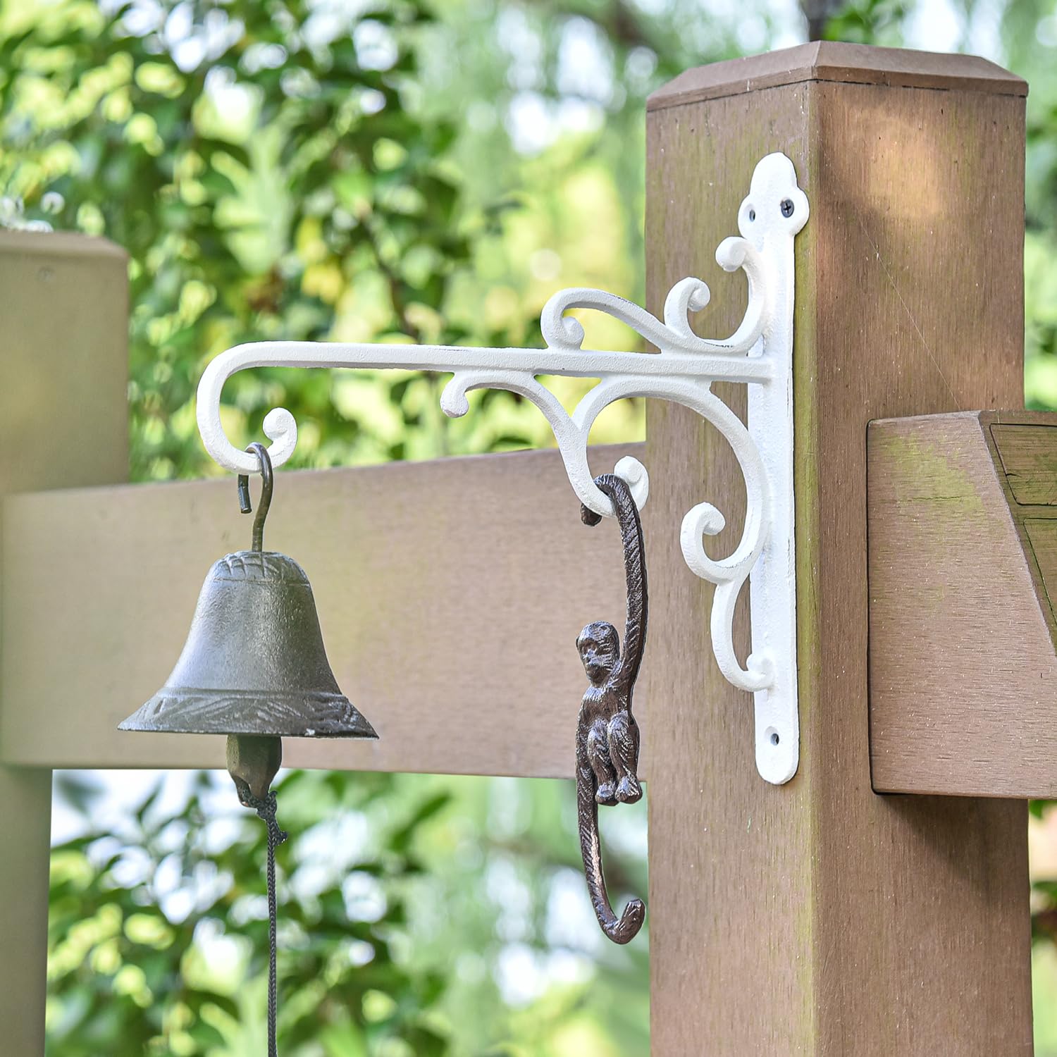 Sungmor side profile mounted hook illustrating solid construction and secure hold benefit