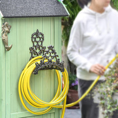 Sungmor side profile with coiled hose demonstrating tidy organization