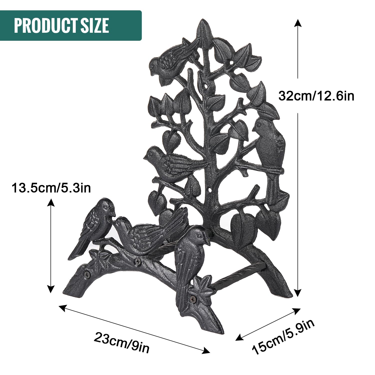 Sungmor beside ruler illustrating compact size and space-saving benefit