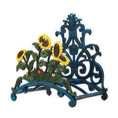Sungmor front view showing sunflower design and tidy hose benefit
