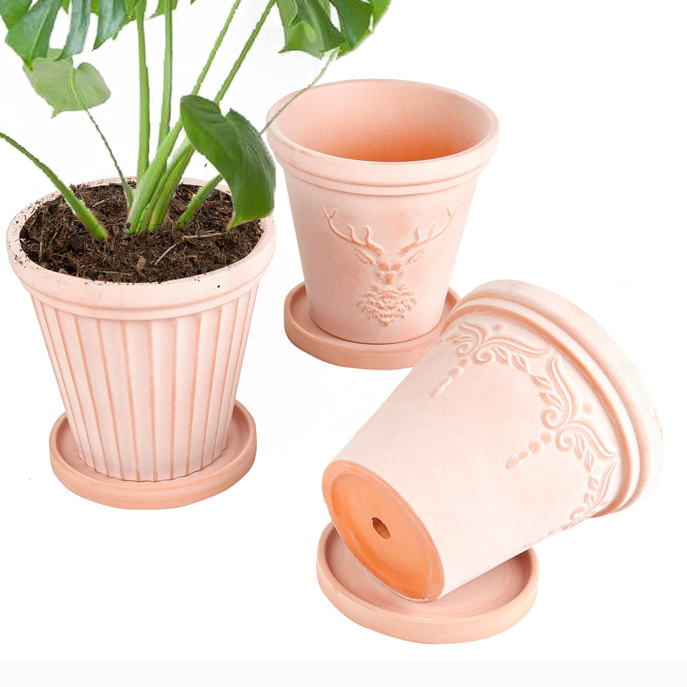 sungmor terracotta texture closeup highlighting breathable clay and durable finish