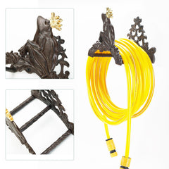 Sungmor mounted on exterior wall organizing hoses and saving space