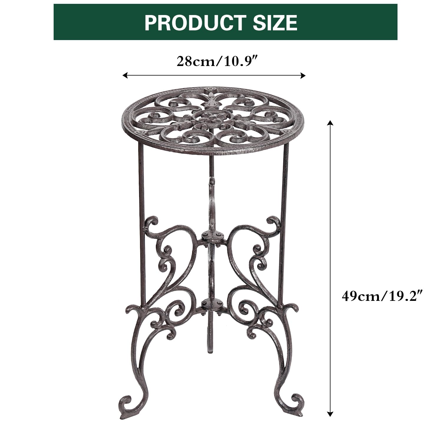 Sungmor holding a large ceramic pot demonstrating load capacity and balance benefit: supports heavy pots