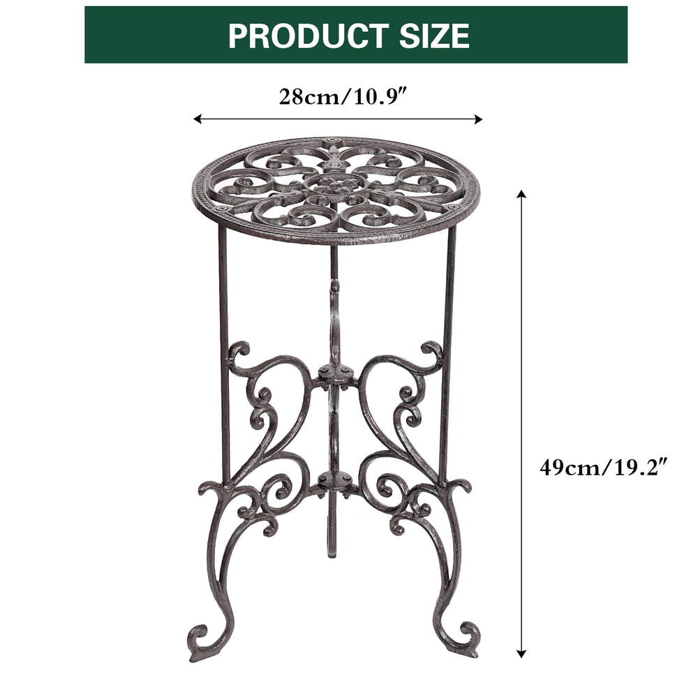 Sungmor holding a large ceramic pot demonstrating load capacity and balance benefit: supports heavy pots