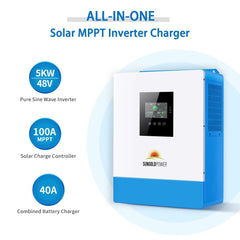 SUNGOLDPOWER side view highlighting ports and vents for durable cooling