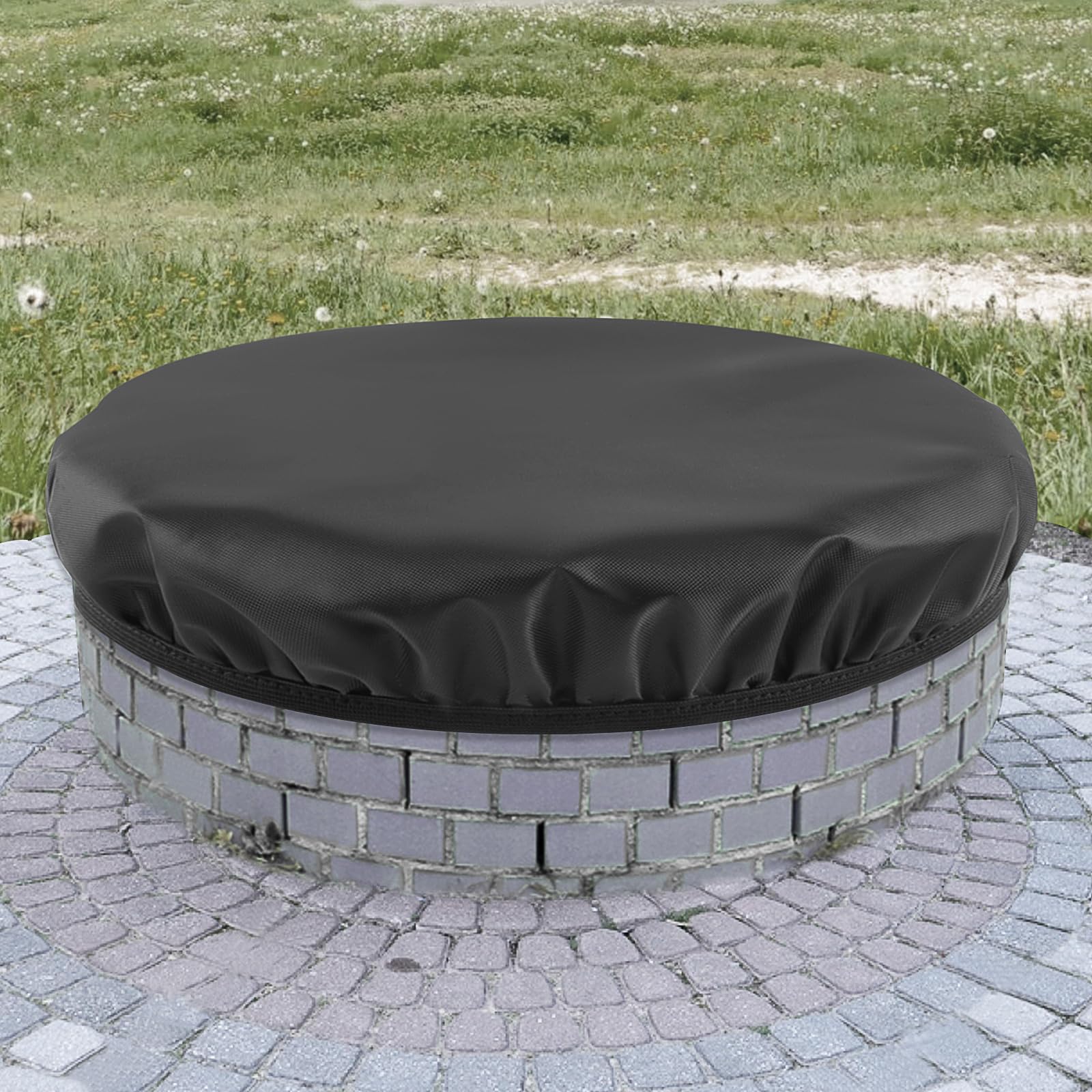 SUNICO front view of round cover showing fit and protection benefits