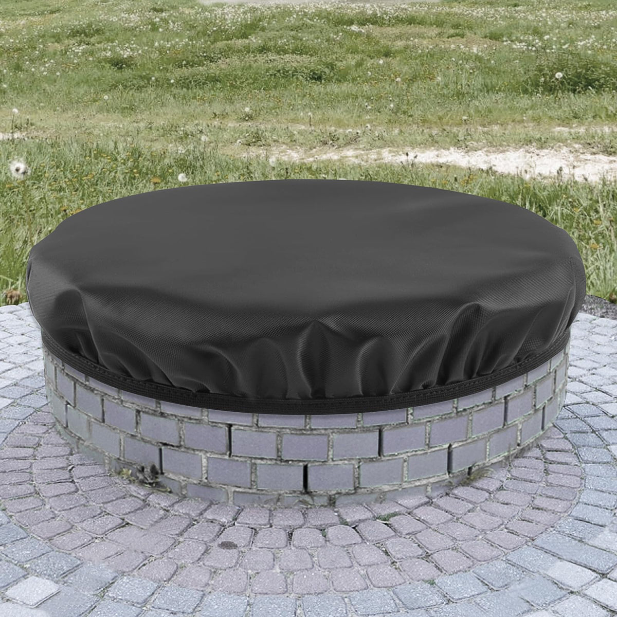 SUNICO front view of round cover showing fit and protection benefits
