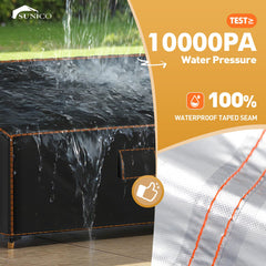 SUNICO sealed seam detail highlighting waterproof taped seams and protection