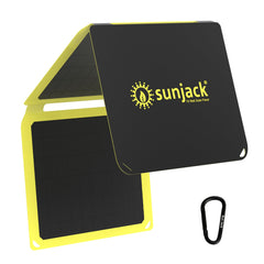 SunJack folded front panel compact and travel-ready, perfect for lightweight packing