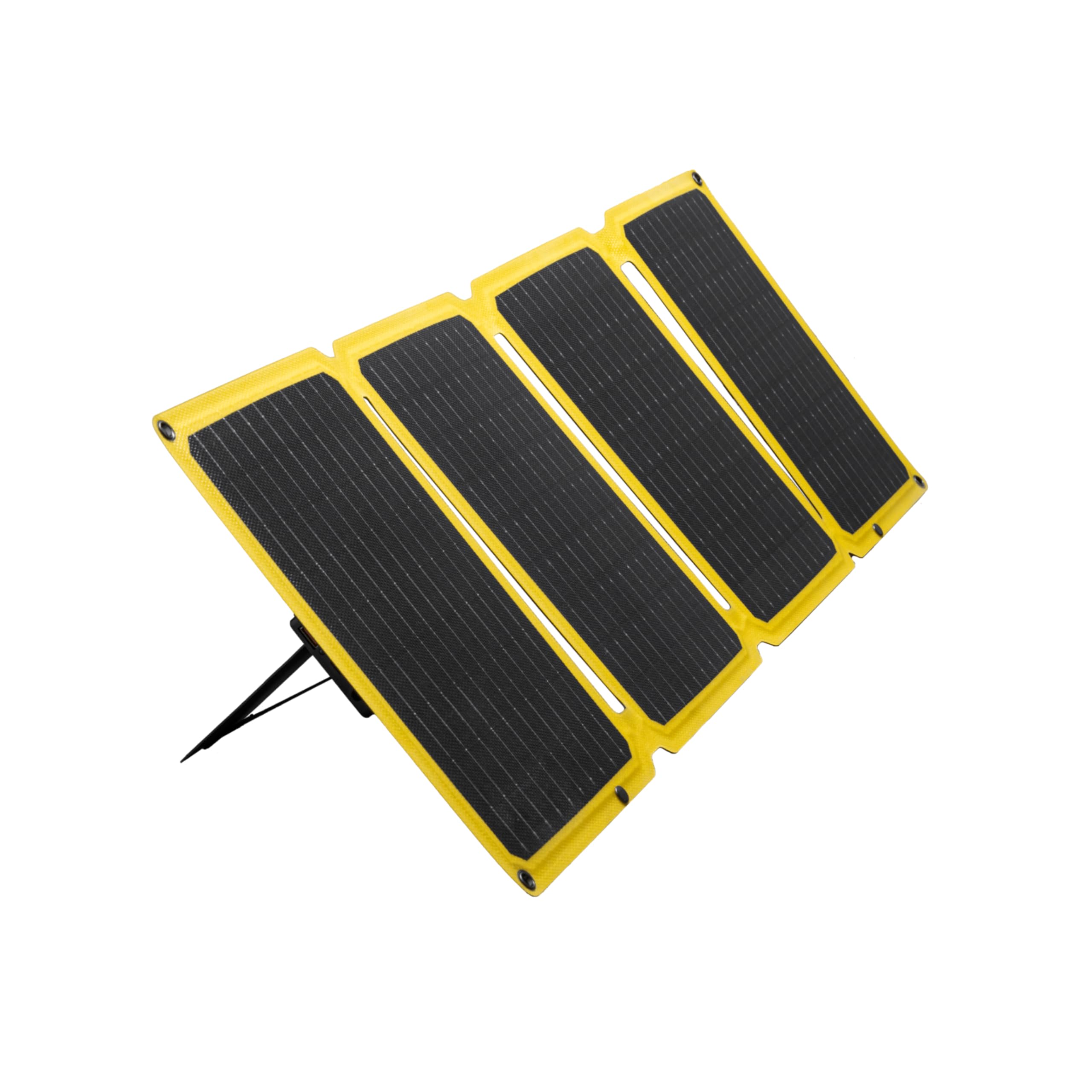 SunJack at a campsite charging devices showing outdoor reliability and convenience benefit