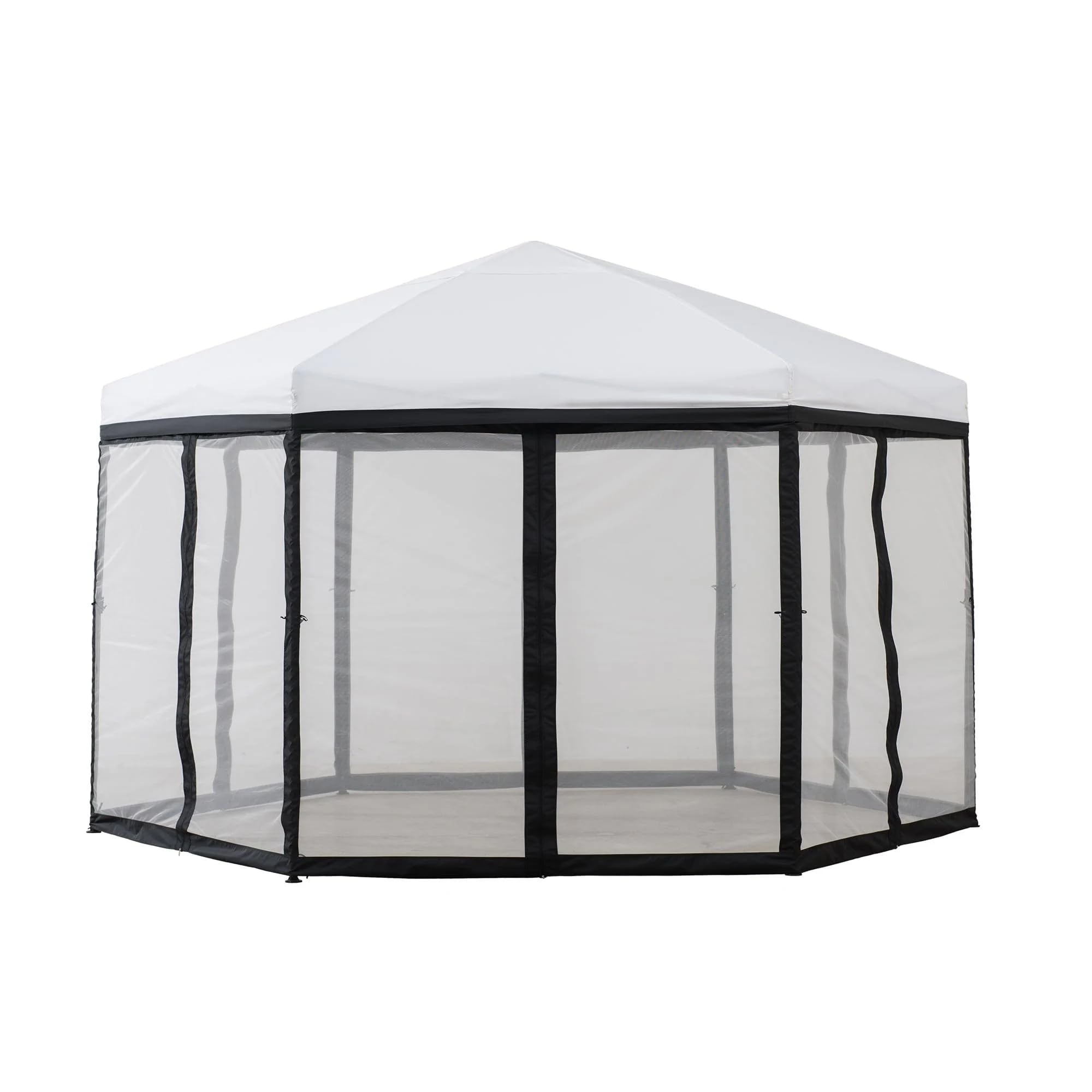 Sunjoy folded gazebo inside oxford carry bag for easy transport
