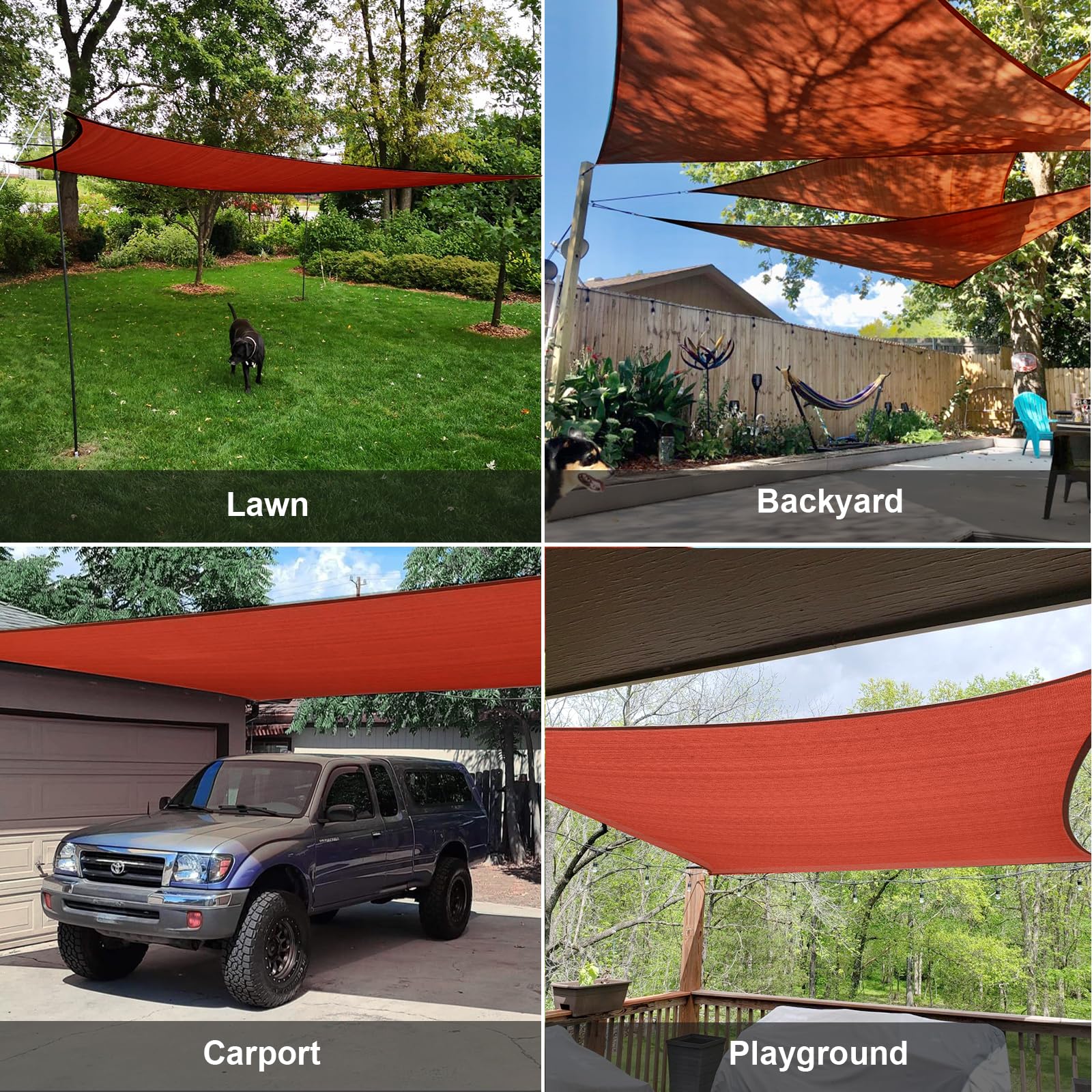 SUNLAX included cords and mounting layout, simplifies DIY installation